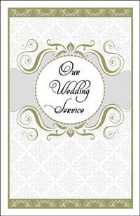 Wedding Program Cover Template 13E - Graphic 10
